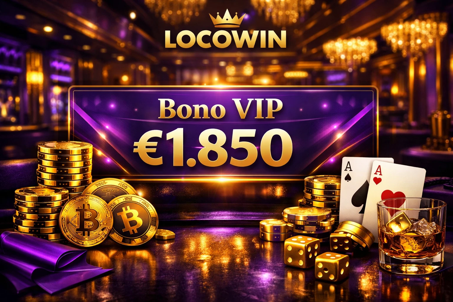 Locowin Casino España - Plataforma VIP para grandes apostadores con bonos exclusivos